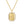 VFX0604 CZ Initial A Rectangle Tag Pendant Necklace