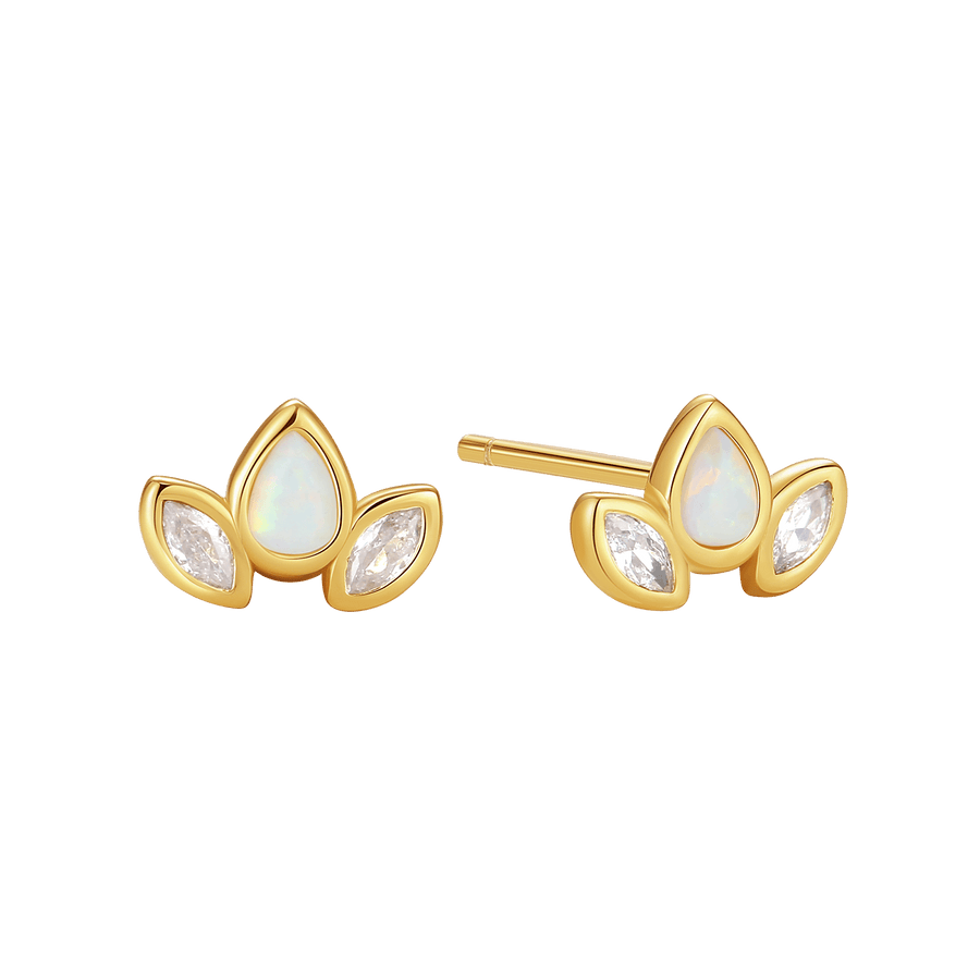 VFE0358 Waterdrop Opal Stud Earring