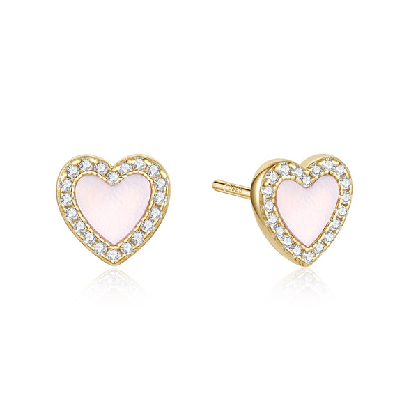 Pink Mother Of Pearl Women Jewelry Set