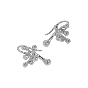 RHE1317 925 Sterling Silver Flower Stud Earrings