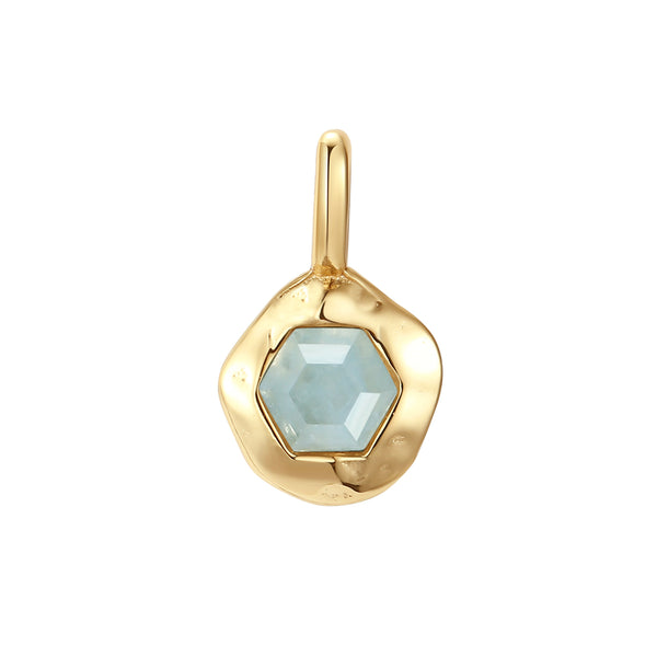 VFD1452 Hexagonal Birthstone Charm