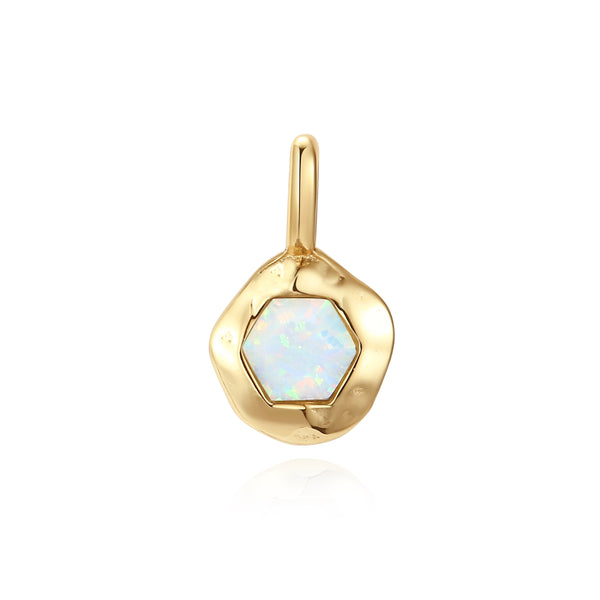 VFD1452 Hexagonal Birthstone Charm