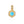 VFD1453  Hexagon Birthstone Charm
