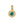 VFD1453  Hexagon Birthstone Charm