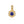 VFD1453  Hexagon Birthstone Charm