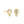 VFE1450 Hexagonal Birthstone Stud Earrings