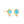 VFE1450 Hexagonal Birthstone Stud Earrings