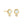 VFE1450 Hexagonal Birthstone Stud Earrings