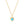 VFX1454 Hexagonal Birthstone Pendant Necklace