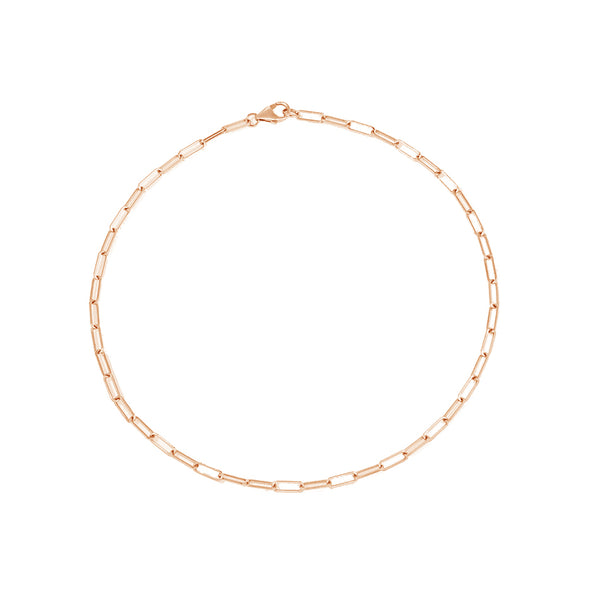 FA0014 925 Sterling Silver Bold Chain Anklet