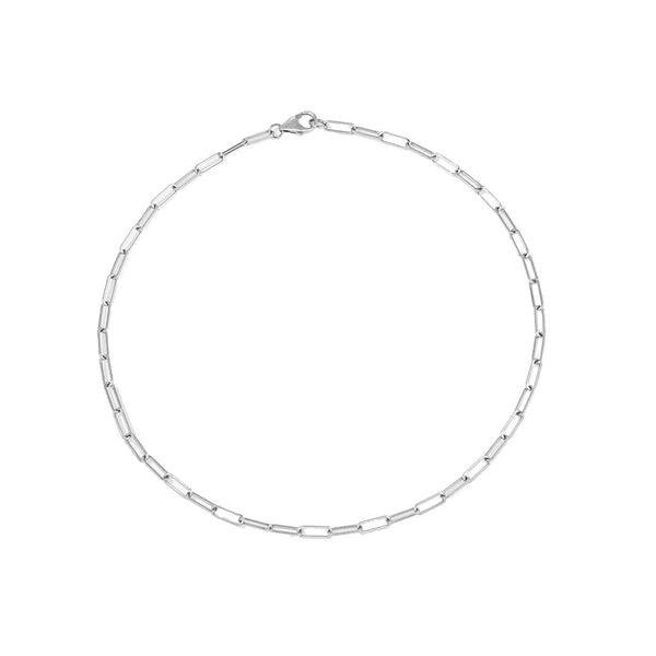 FA0014 925 Sterling Silver Bold Chain Anklet