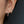 YHE0151 925 Sterling Silver Hammered Basic Hoop Earrings