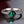 YJ1227  925 Sterling Silver Round Simulated Emerald Finger Ring