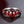YJ1228 925 Sterling Silver Classic Simulated Ruby Finger Ring