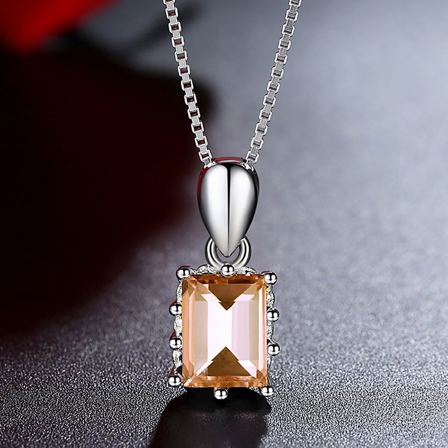 Pink Crystal Pendant no chain ( only 25 pcs)