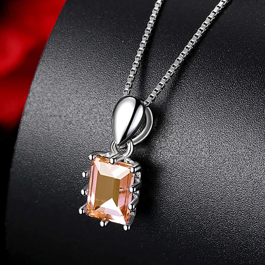 Pink Crystal Pendant no chain ( only 25 pcs)