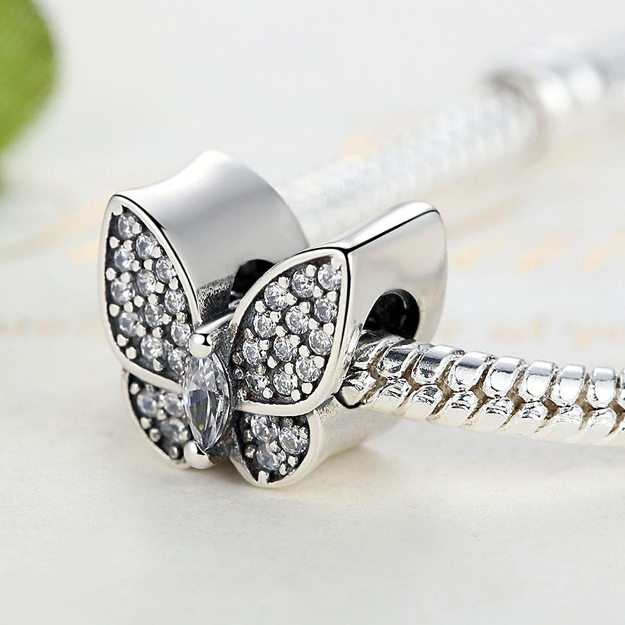 PY1377 925 Sterling Silver Butterfly Charm