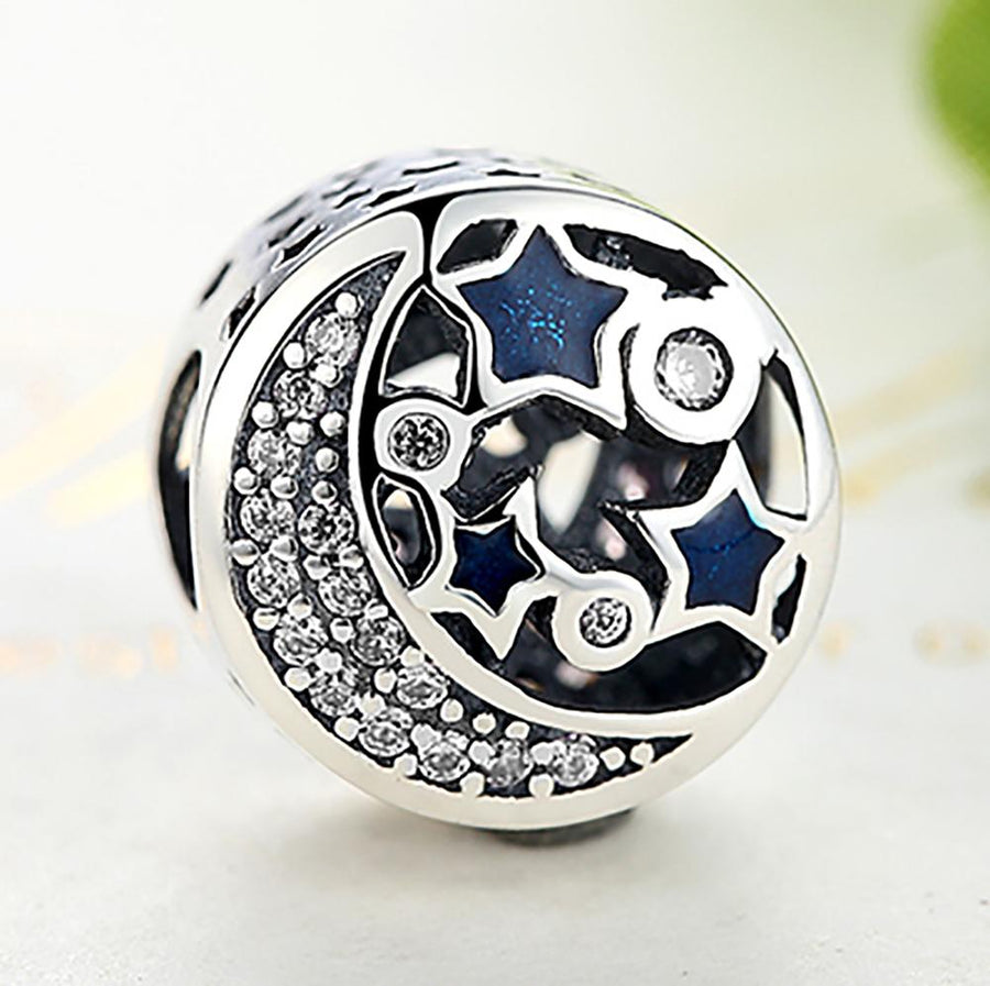 PY1306 925 Sterling Silver Mysterious Midnight Charm