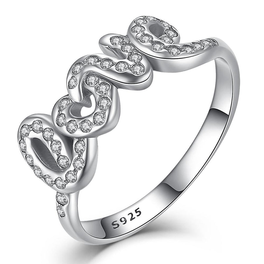 YJ1165 925 Sterling Silver "LOVE" Letter Ring