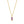 FX0555 925 Sterling Silver Rectangle Zircon Pendant Necklace
