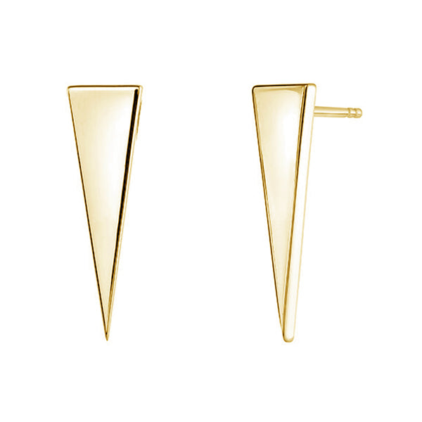 FE0293 925 Sterling Silver Triangle Earrings