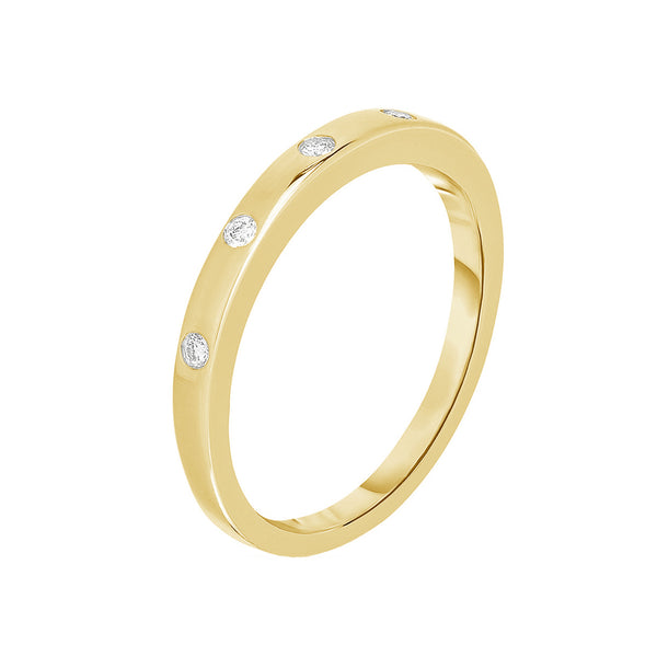 FJ0430 925 Sterling Silver Inlay Zircon Ring