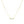 FX0079 925 Sterling Silver Mini Diamond Bar Pendant Necklace