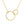 FX0407 925 Sterling Silver Connection Circle Necklace