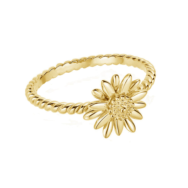 FJ0494 925 Sterling Silver Daisy Flower Ring