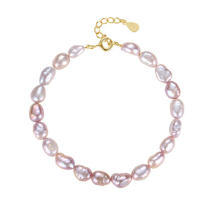 FS0253 925 Sterling Silver Freshwater Pearl Bracelets