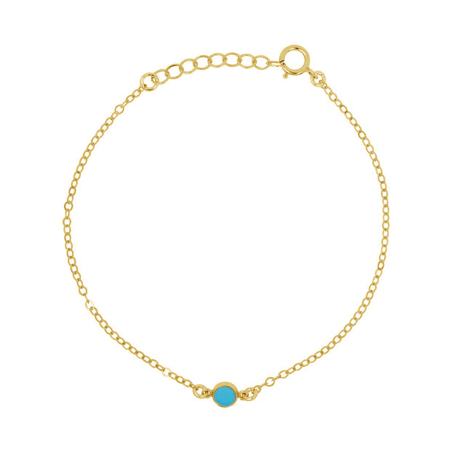 FS0227 Bezel Turquoise Bracelets