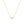 FX0644 925 Sterling Silver Marquise Topaz Necklace