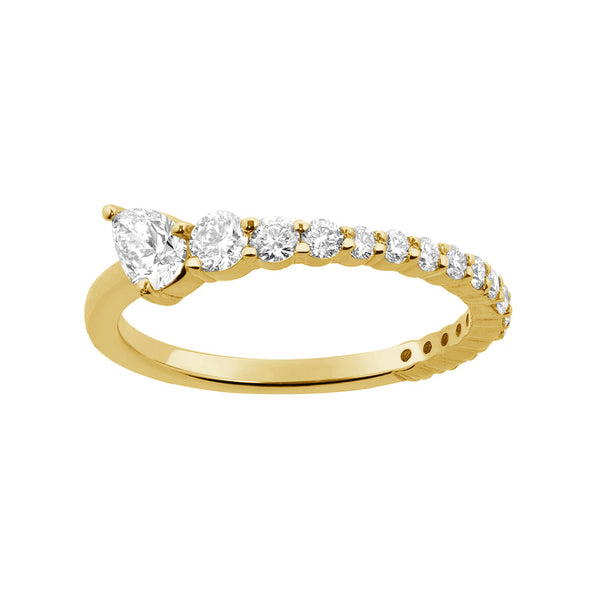 FJ0714 925 Sterling Silver CZ Size Ring