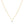 FX0822 925 Sterling Silver Gold Chain Lucky Eye Necklace