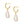 FE0943 925 Sterling Silver Pearl Pendant Earrings