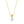 FX0847 925 Sterling Silver Single Freshwater Pearl Gold Bead Necklace