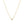 FX0458 925 Sterling Silver Hue Necklace White Cubic Zircon