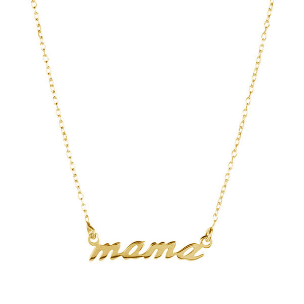 FX0479 925 Sterling Silver MAMA Necklace