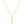 FX0921 925 Sterling Silver Vertical Bar Zirconia Necklace