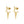 FE0617 925 Sterling Silver Open Star Earrings