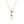 FX0554 925 Sterling Silver Blue Zircon Dangle Necklace