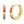 FE0008 925 Sterling Silver Rainbow Pave Huggie Earrings