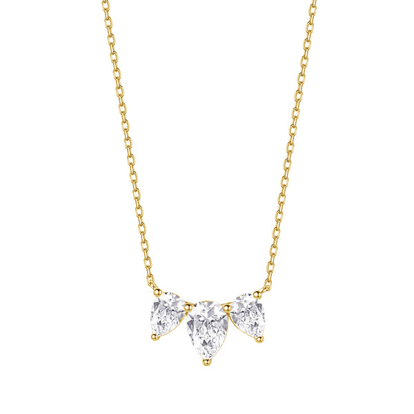 FX0854 Pear Shape CZ Tiro Women Necklace
