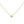 FX0718 925 Sterling Silver Single Cubic Zirconia Pendant Necklace