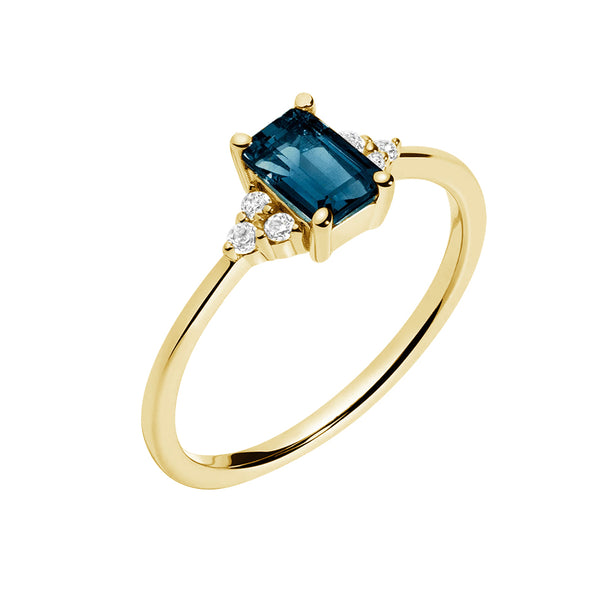 FJ0469 925 Sterling Silver CZ Vintage Emerald Cut Ring