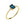 FJ0469 925 Sterling Silver CZ Vintage Emerald Cut Ring