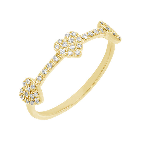 FJ0167 925 Sterling Silver Heart Ring