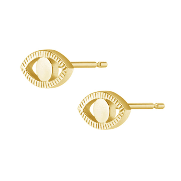 FE0261 925 Sterling Silver Infinity Evil Eye Earrings