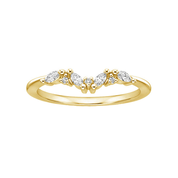 FJ0679 925 Sterling Silver Cubic Zircon Gold Ring