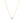 FX0505 925 Sterling Silver Pave Diamond Round Necklace
